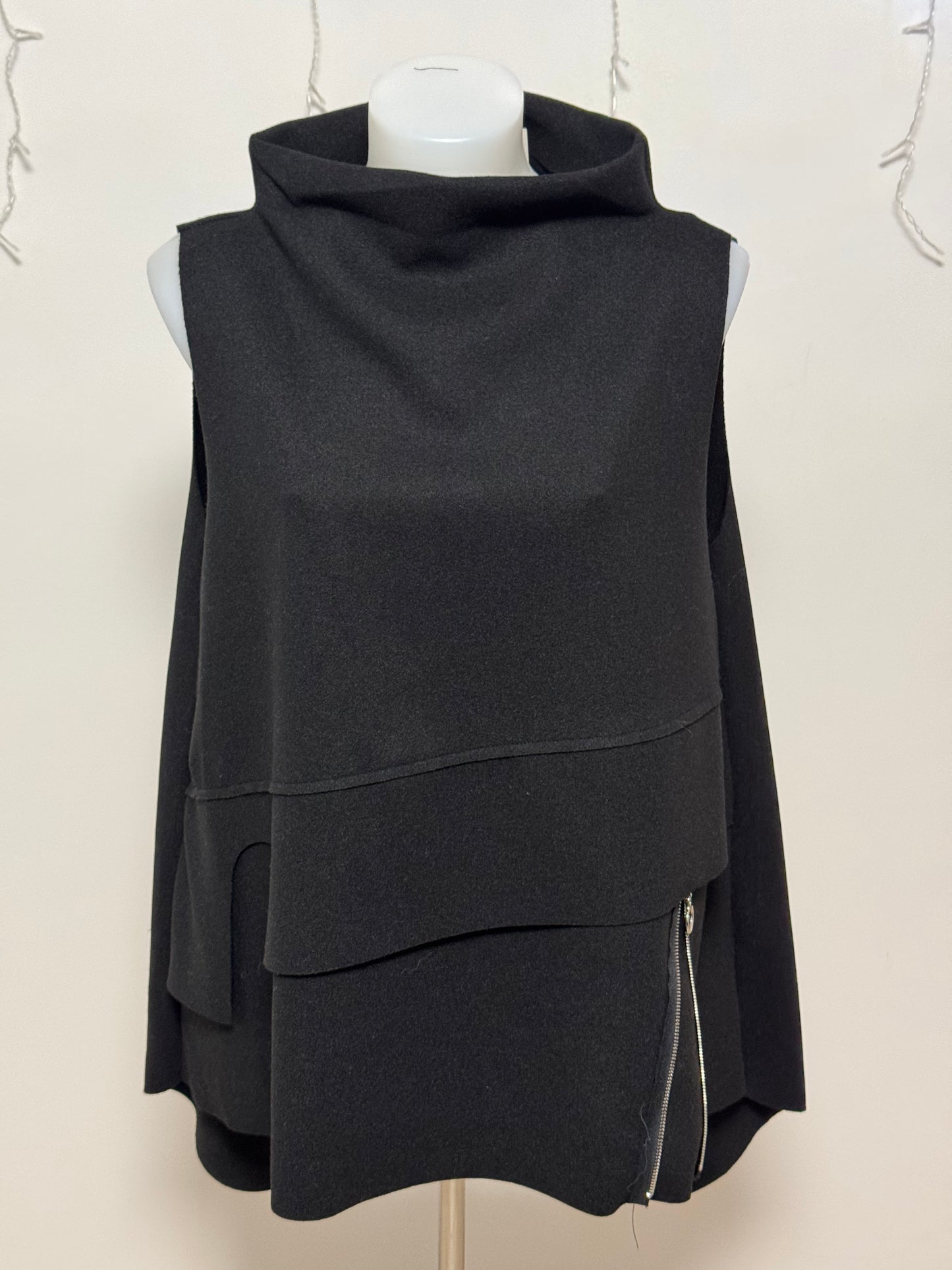 Maxi smanicato 158C in panno