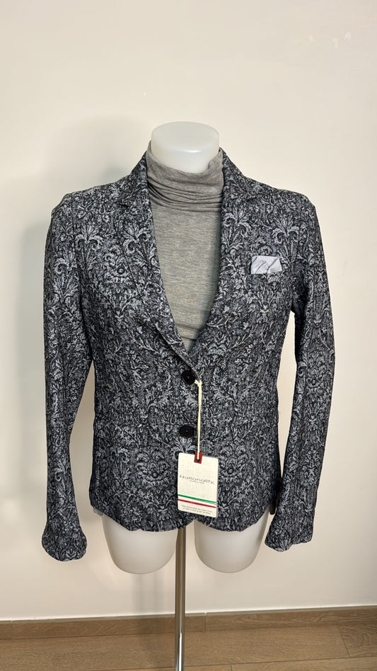 Giacca con tessuto ricamato