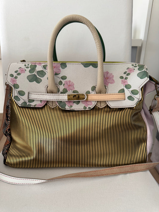 Borsa stile Hermès pelle