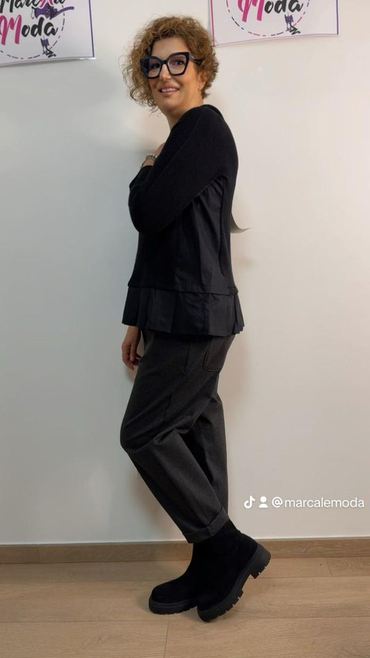 Casacca due tessuti Wendy Trendy ￼