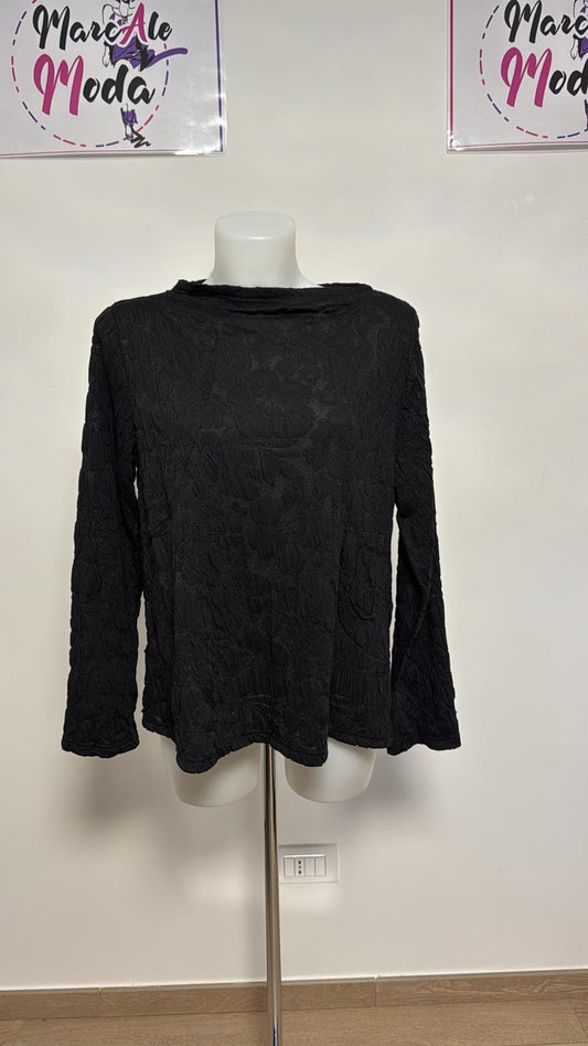 Wendy Trendy casacca con tessuto a rilievo