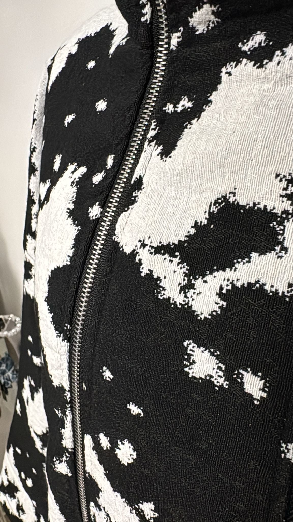 158C giacca a collo alto con doppia zip