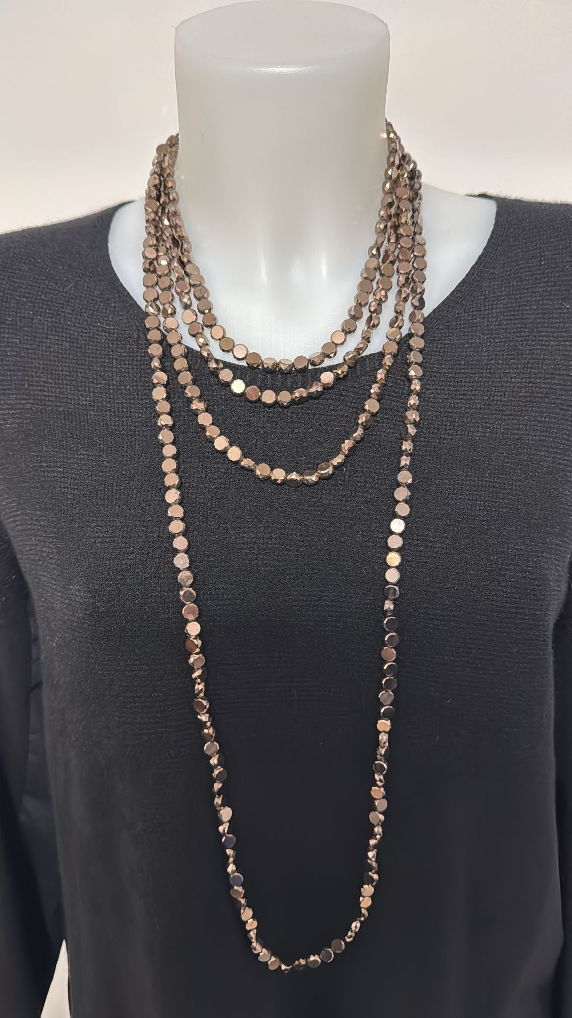 Collana lunga bronzo