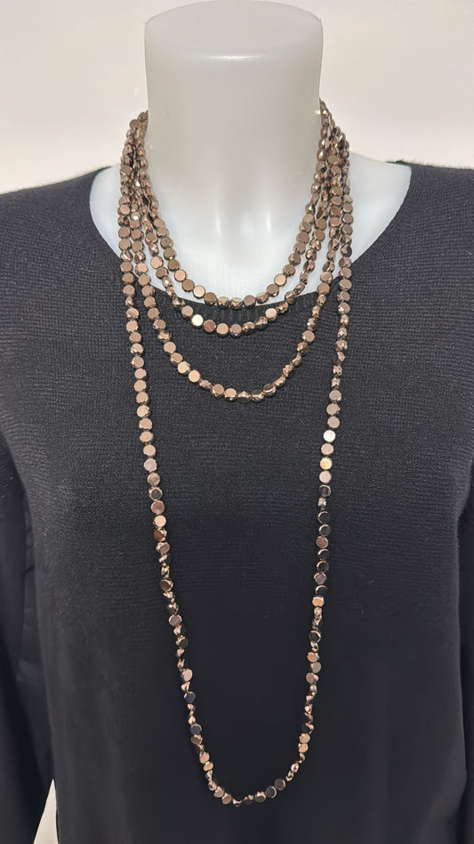 Collana lunga bronzo
