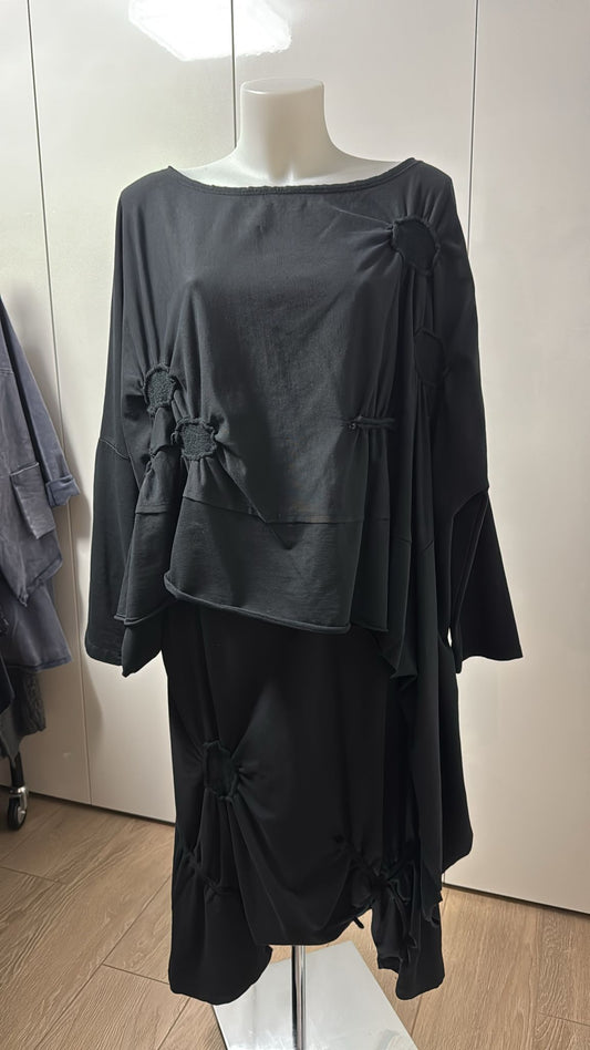 Coordinato Wendy Trendy a cavallo basso con dettaglio grinze