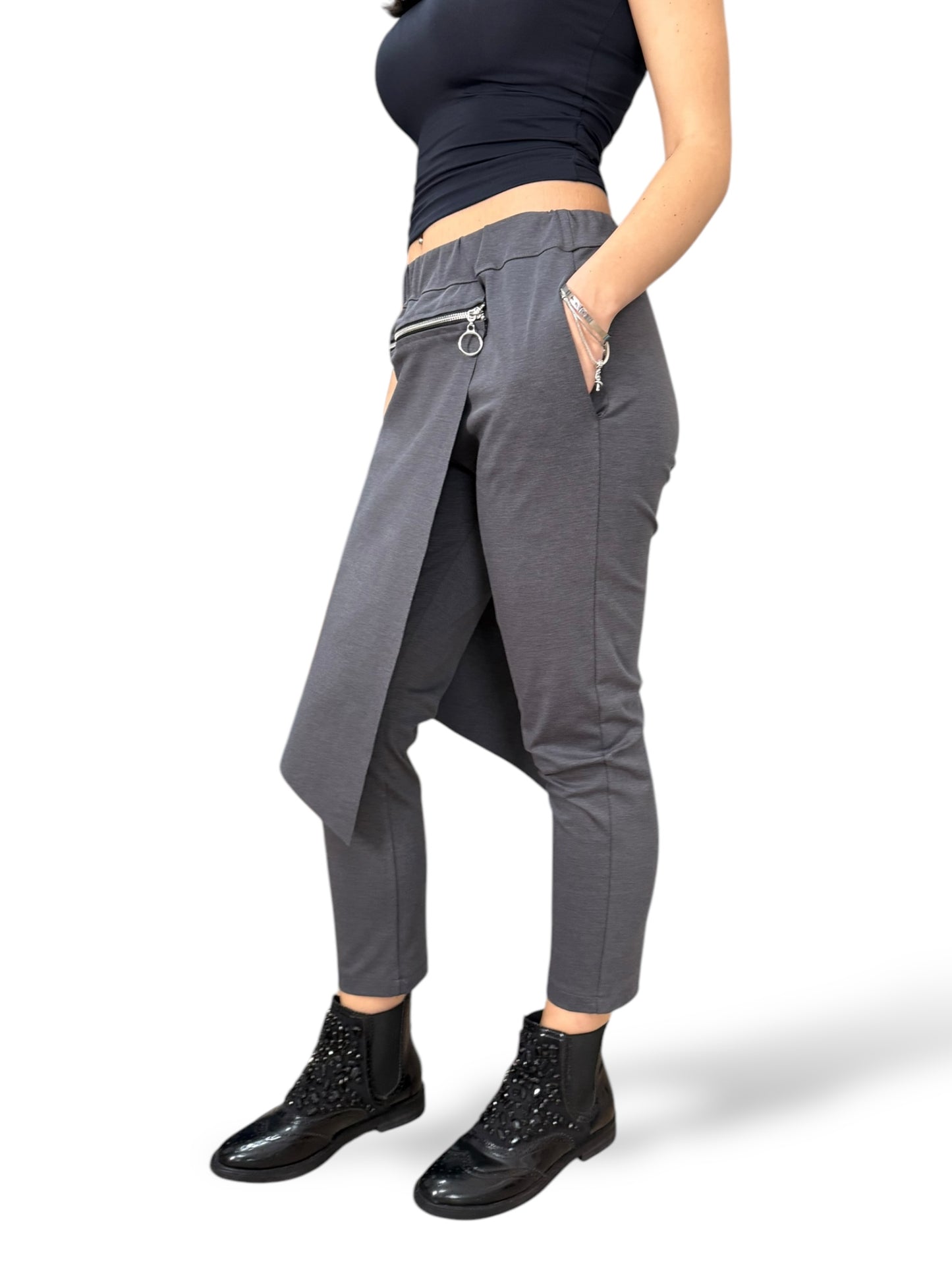 Sun Sun pantaloni slim fit elasticizzati con pannello removibile