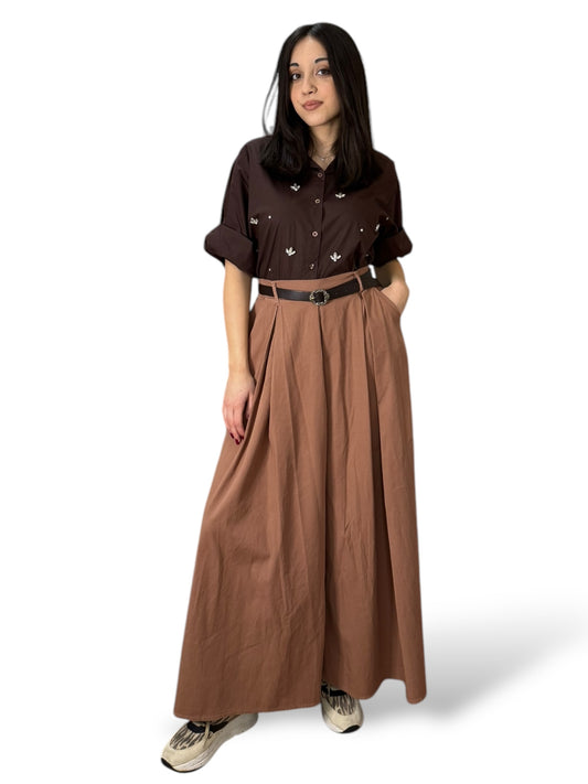 Pantagonna wide fit con cintura