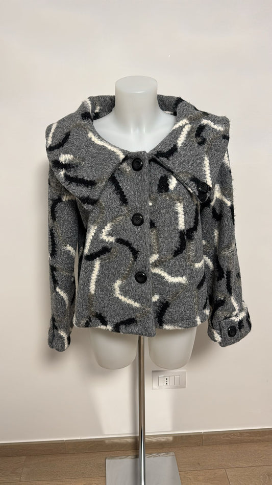 Giacca in lana con bottoni