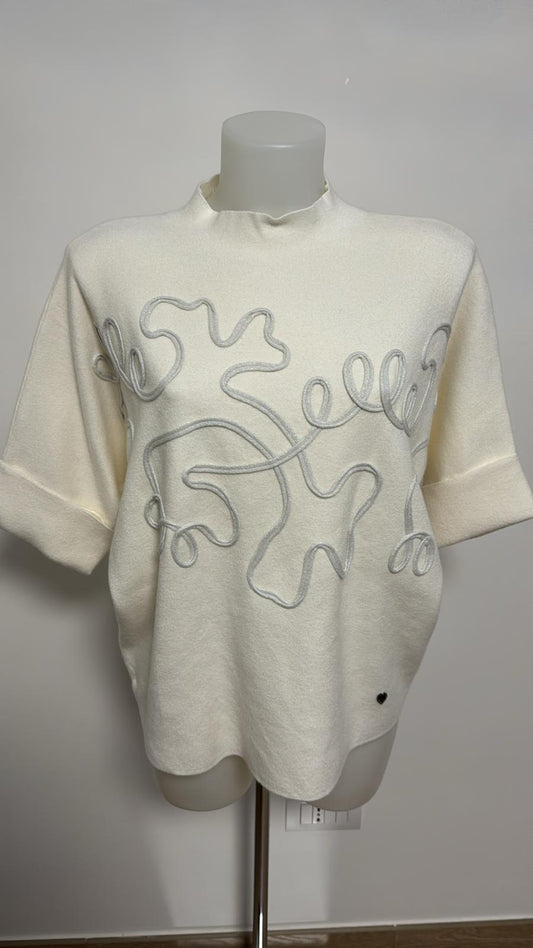 Maglia con ricamo